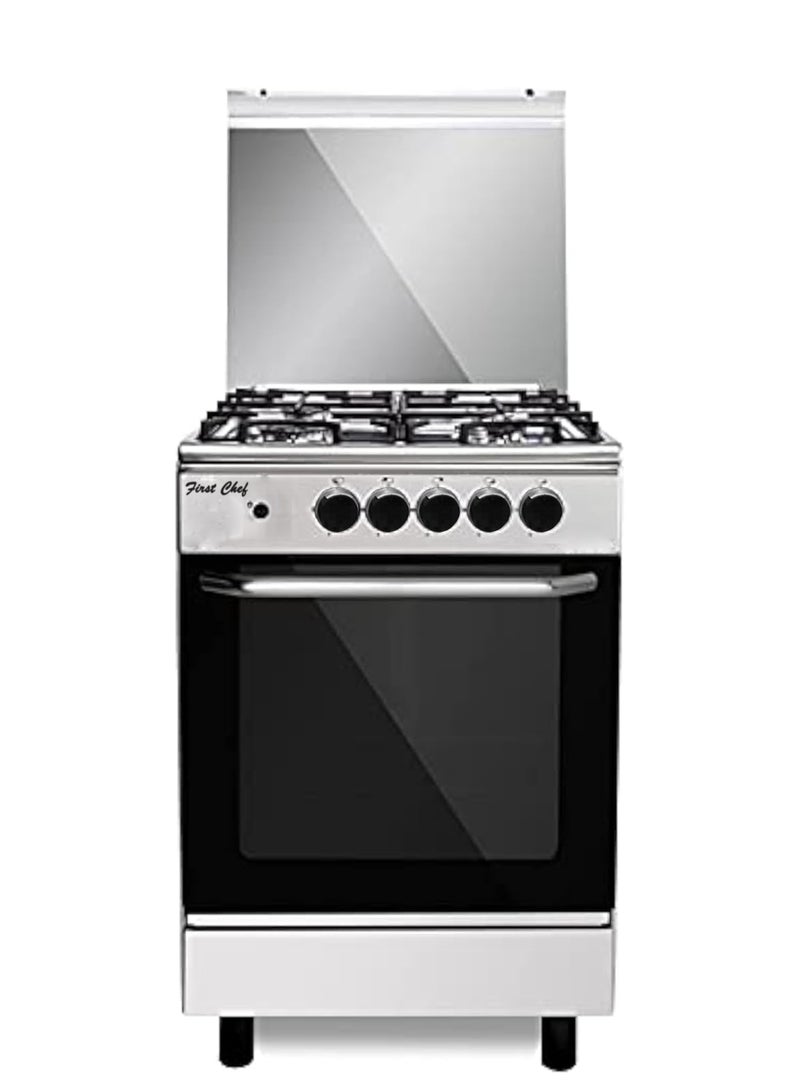 First Chef Gas Cooker - 55*55 - 4 Burners - Self-Ignition - C-5555 - Image 2