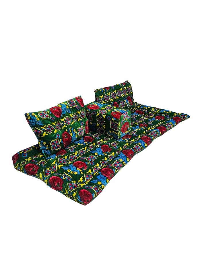 4 in 1 Luxury Floor Seating Set - Heritage Arabic Majlis, Floor Sofa Set, Furniture for Majlis and Lounges