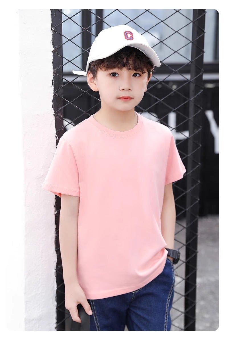 Children'S T-Shirt Quick-Drying Clothing Sweat-Wicking Sun Protection Cool Antibacterial Boys Short-Sleeved Girls Baby Summer T-Shirt Moisture-Wicking - Image 1