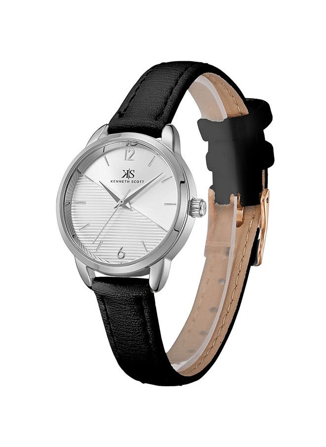 KENNETH SCOTT - Polyurethane Analog Wrist Watch K22526-SLBW - Image 1