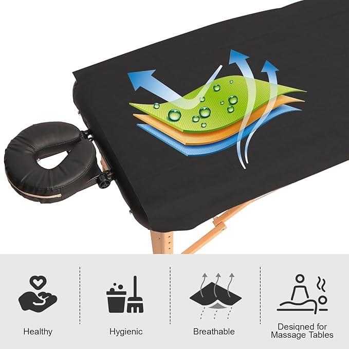 KUDIZE Laminated Water & Oil Proof Disposable Non-Woven 40 GSM Bed Sheet Hospital, Hotel, Clinic, Spa, Travelling, Saloon, Saunas, Tattoo and Outing for Man & Woman (05, (31x72) Inche) - Image 3