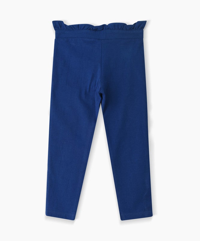 JELLIENE GIRLS COMFORTABLE AND STYLISH WITH THESE CLASSIC SOLID LEGGINGS. - Image 2