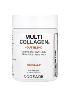 Codeage Codeage, Multi Collagen + Gut Blend, 90 Capsules  - Image 1