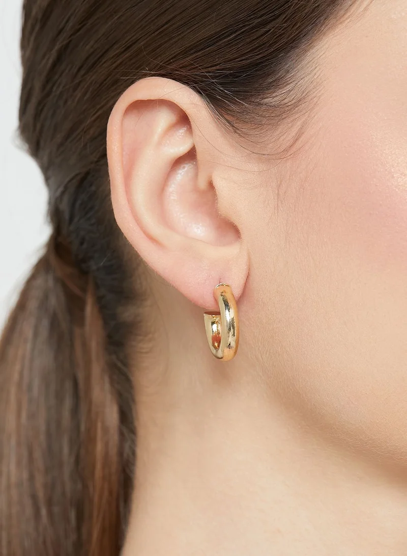 ELLA 5 Pack Crystal Hoop Earrings Set