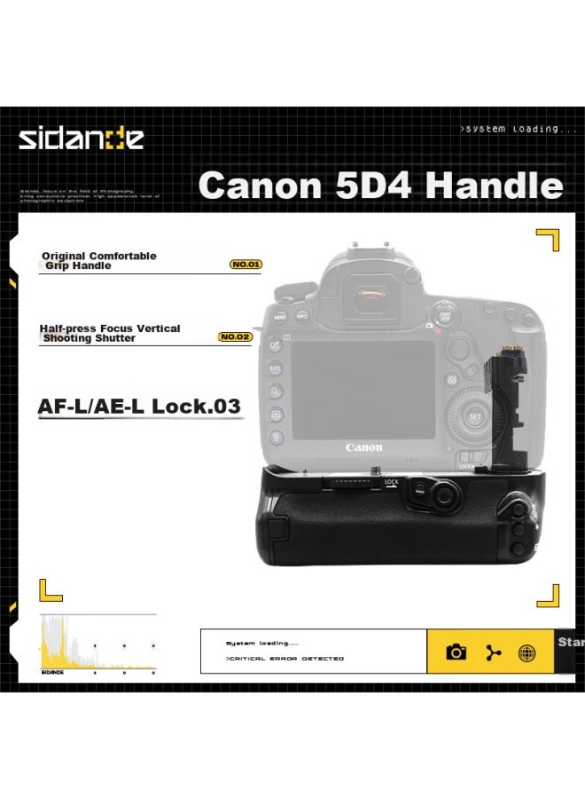 Sidande 5D Mark Iv Canon 5D4 Camera Vertical Shooting Grip Battery Compartment, Dslr Grip - Image 1