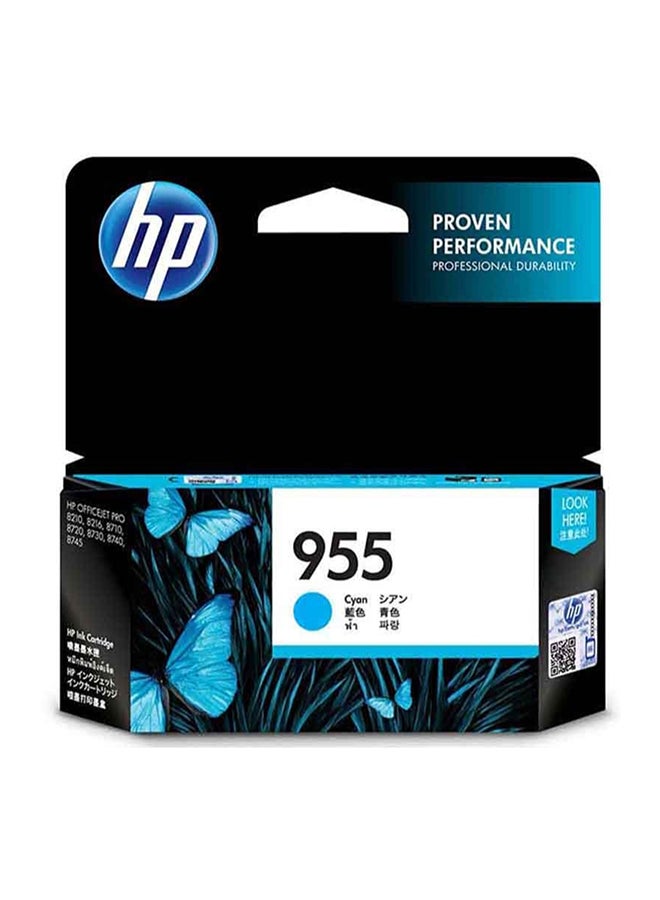 HP خرطوشة حبر أصلية 955 أزرق سماوي - Image 1