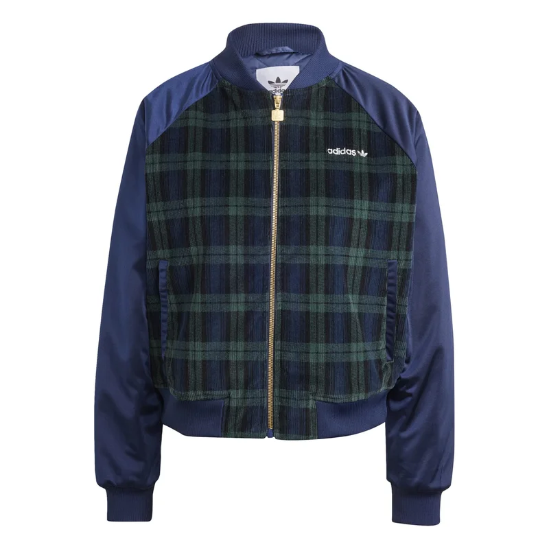 Adidas TARTAN JACKET Blue Originals Women JACKETS