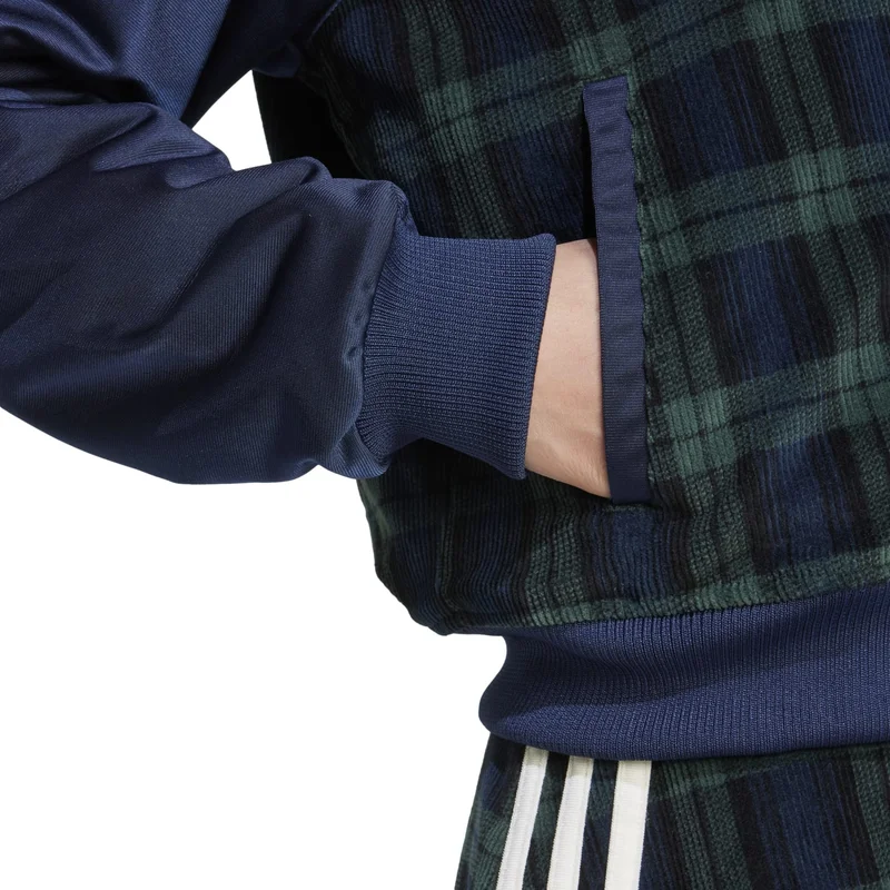Adidas TARTAN JACKET Blue Originals Women JACKETS