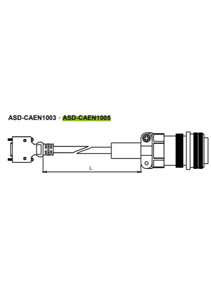 Delta B2 A2 AB Servo High Power Encoder Cable ASD-CAEN1005
