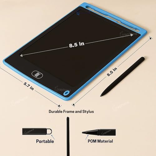 Graphene LCD Pad Writing Tablet Toys 8.5-Inch Digital Magic Slate Drawing Rewritable LCD Board Smart Writing Tab Kids Boys Girls Lightweight Pad Birthday Gift for Kids Age 3-10 Years - Image 2
