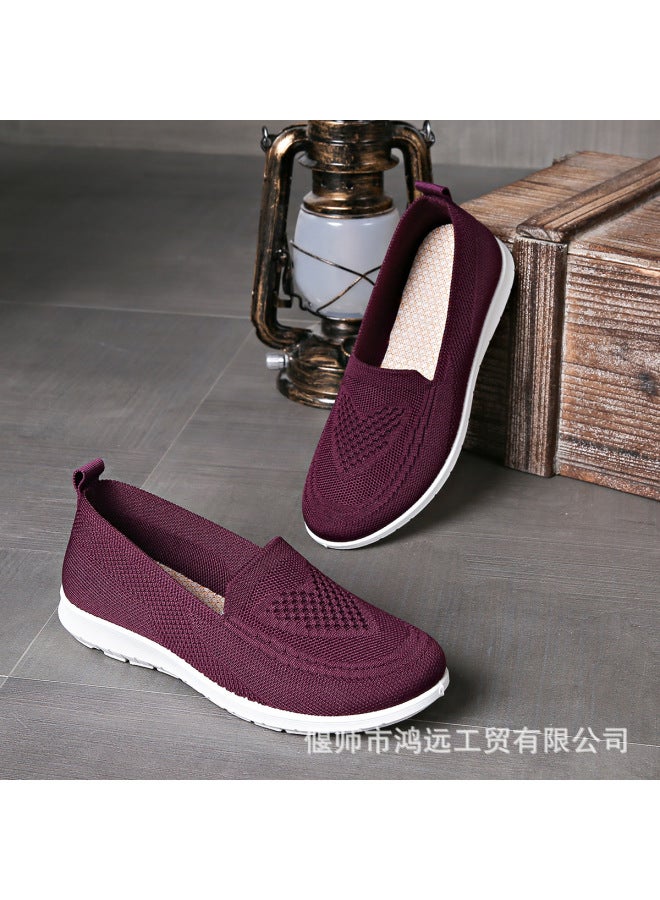 Women's Spring And Autumn Large-size Casual Slip-on Shoes For Old Beijing Cloth Shoes Dropshipping