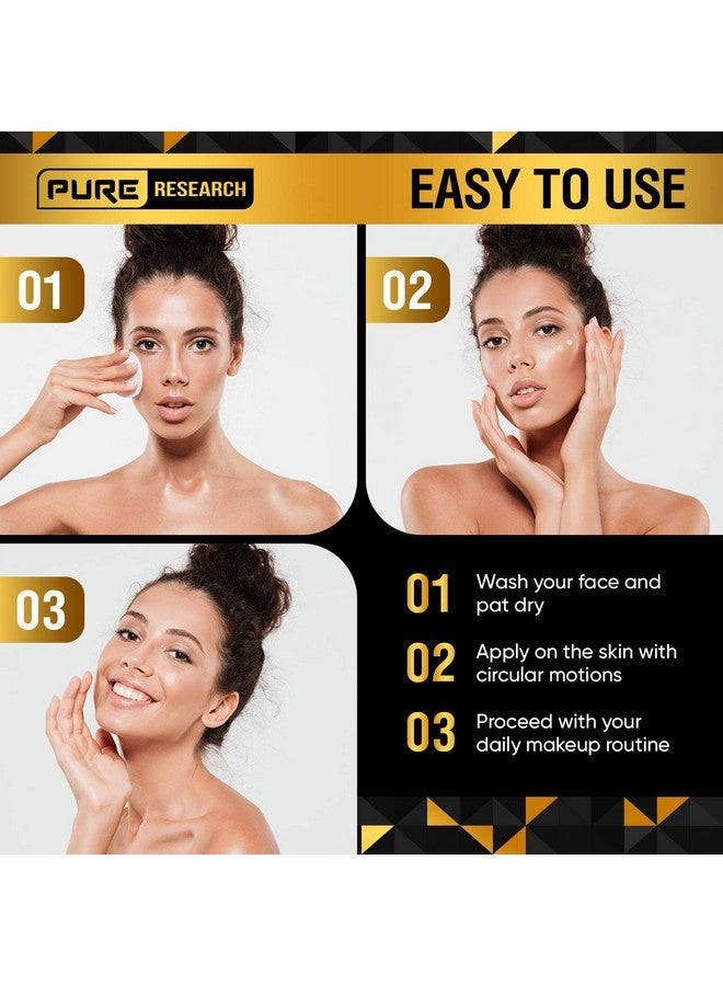 بيور ريسيرش كريم ريتينول للوجه - كريم طبيعي مضاد للتجاعيد - مرطب للوجه مضاد للشيخوخة مع الكولاجين وحمض الهيالورونيك - يرطب ويجدد ويحمي بشرتك 1.7 أونصة - Image 4