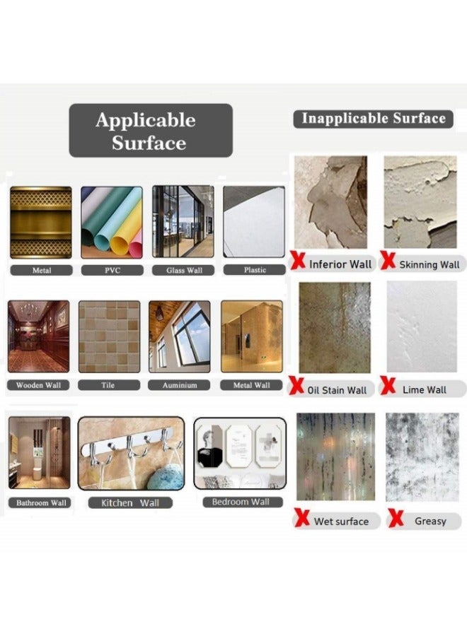 Healife Heavy-Duty Double-Sided Nano Tape - 2 Meters, Reusable & Traceless for Home, Office, and DIY Projects - Image 2