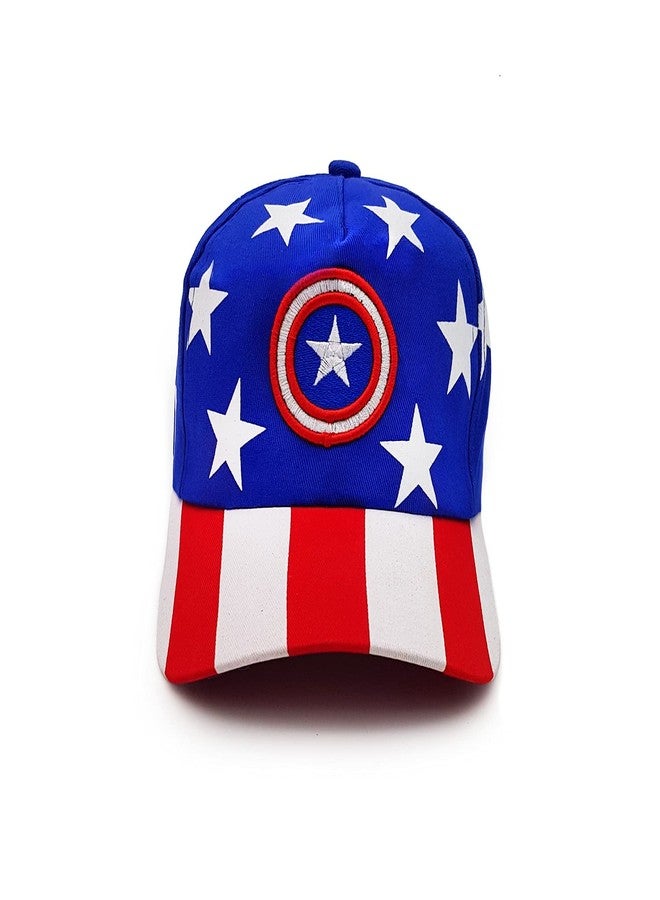 VRITRAZ Polyester Cartoon Character Printed Little Baseball Cap for Kids, Baby Girls and Boys 3-12 Years (Blue) - Image 4