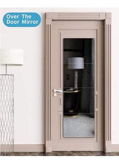 LENND Wall Mirror Full Length,Long Mirrors For Living Room And Bedroom,Acrylic Decor Tiles,Extra Thick 1.3CM,30 * 30CM*4 Pack,Over The Door Full Body Mirror,Wall-Mounted Gym Mirrors For Home Gym  - Image 5