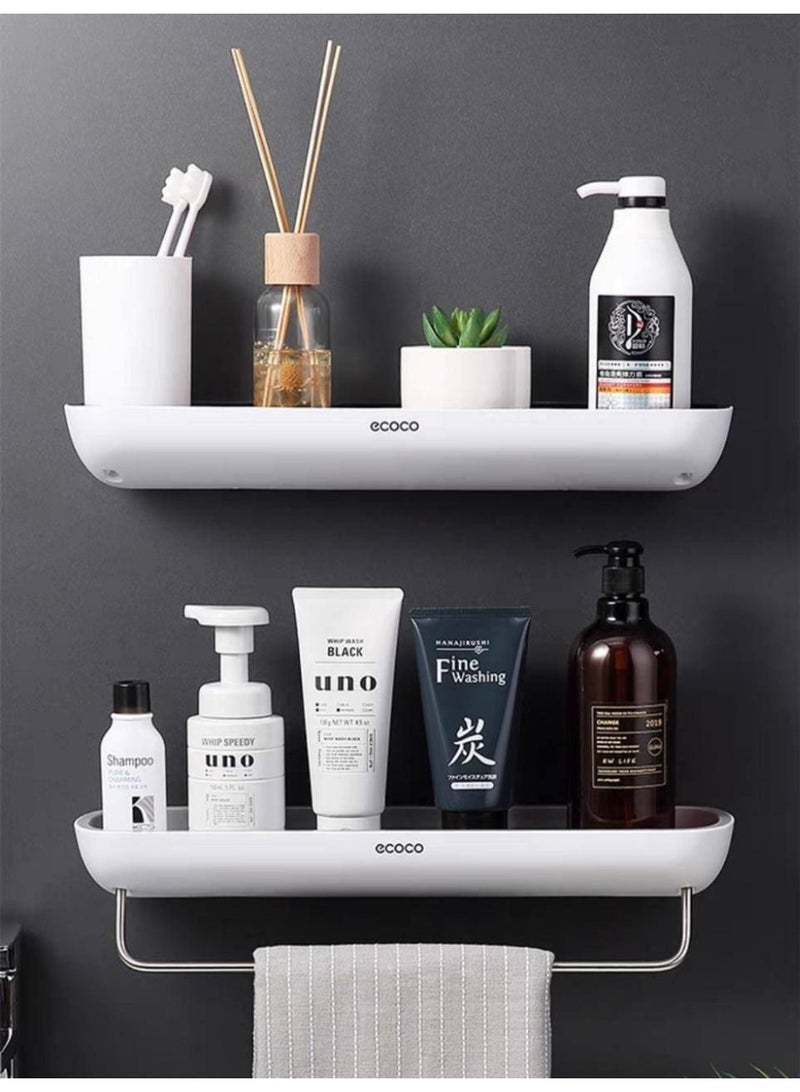 ecoco Towel rack and utensil holder + double-sided adhesive tape, 24cm x 6cm - Image 2
