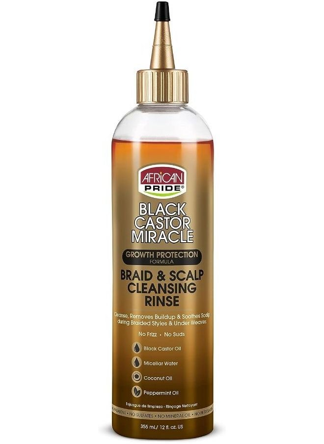 African Pride - African Pride Black Castor Miracle Hair & Scalp Sealing Oil 355 ml - Image 1