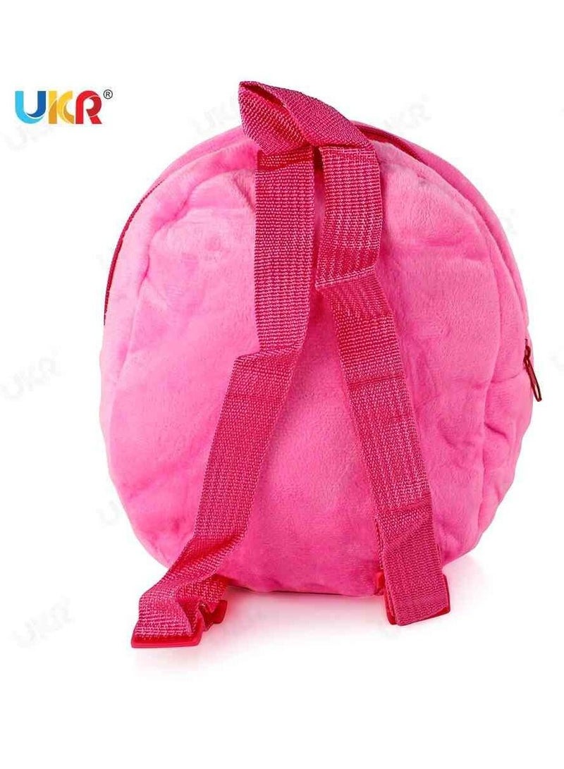 UKR Kids Minnie Mouse Backpack - Lightweight Plush Mini Pink Backpack for School - Cute Cartoon Design for Children - Image 3