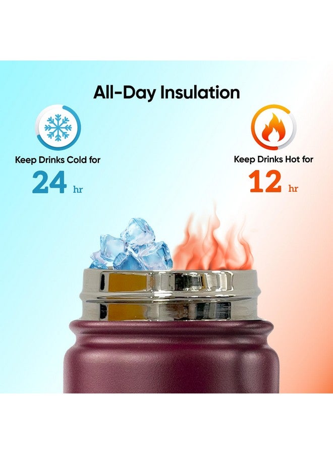 SOLARA Vacuum Insulated Water Bottle 1 Litre | Hot Water Bottle | Hot and Cold Thermosteel Bottle for Travel, Home, Office, School | Hot and Cold Sipper Bottle | Dark Intentions | 1L - Image 3