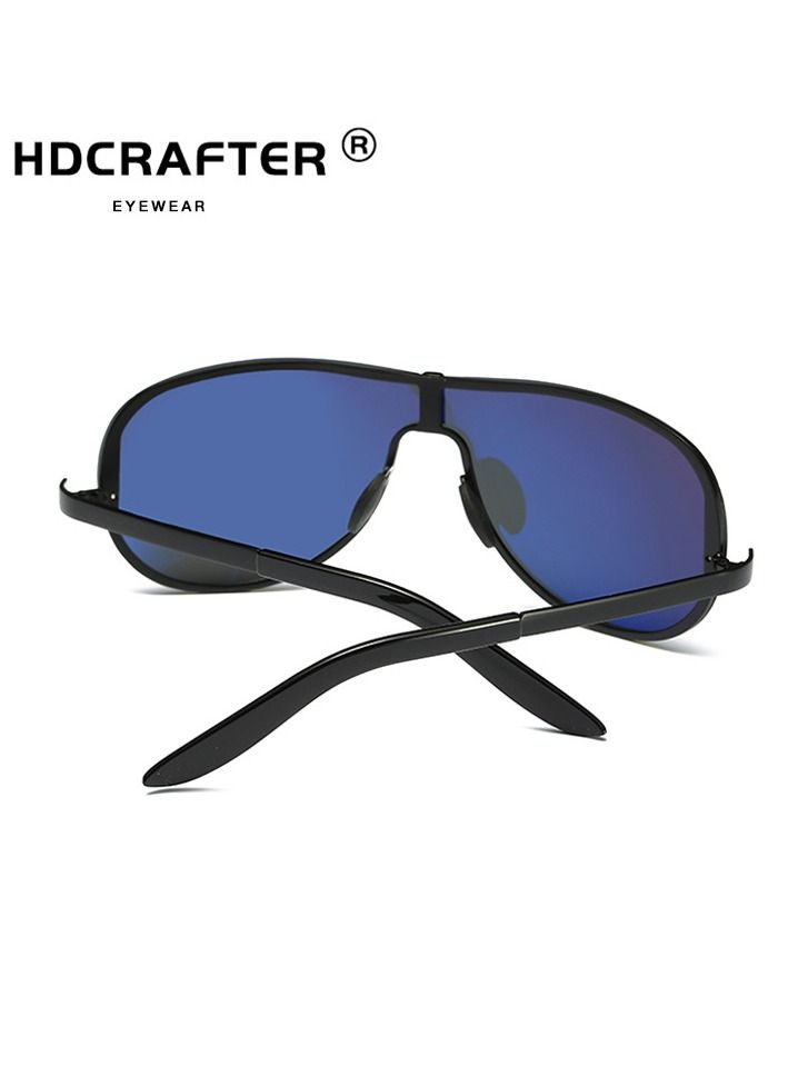 HDCRAFTER New Men's Frameless Fashion Polarized Sunglasses UV400 - Image 2