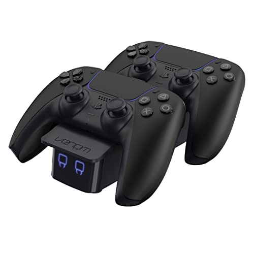 Venom PS5 Controller Twin Docking Station Black PS5 - Image 1
