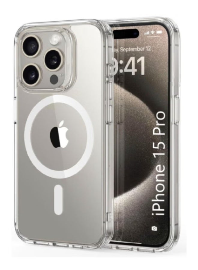 RTZ Protection cover for iPhone 15 Pro , supports MagSafe, anti-yellowing and anti-scratch.