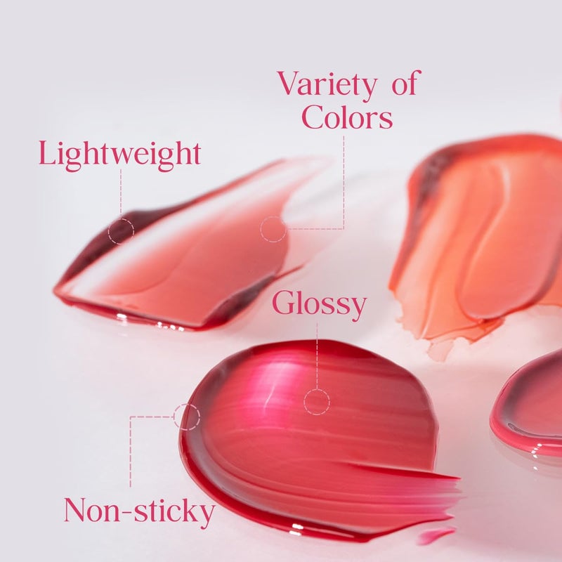 CLIO PROFESSIONAL تلوين الشفاه كليو كريستال غلام (سلسلة الكرز 028 كرز جاف) ، لمسة لامعة ، خفيفة الوزن ، قابلة للبناء ، تشبه الزجاج ، ملساء ، تدوم طويلاً ، حيوية ، شفافة ، لامعة ، مرطبة ، تلوين شفاه كوري - Image 3