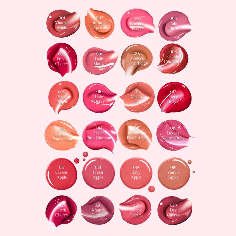 CLIO PROFESSIONAL تلوين الشفاه كليو كريستال غلام (سلسلة الكرز 028 كرز جاف) ، لمسة لامعة ، خفيفة الوزن ، قابلة للبناء ، تشبه الزجاج ، ملساء ، تدوم طويلاً ، حيوية ، شفافة ، لامعة ، مرطبة ، تلوين شفاه كوري - Image 5