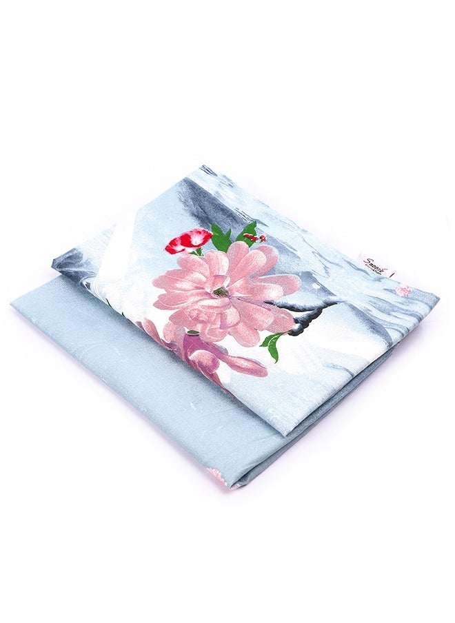 snooze Flat Bed Sheet set 3pcs, 220*240 cm+ Free 2 Pillowcases, Swan design  - Image 5