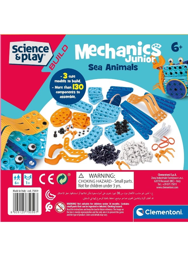 كلمينتوني لعبة بناء حيوانات البحر - Image 5