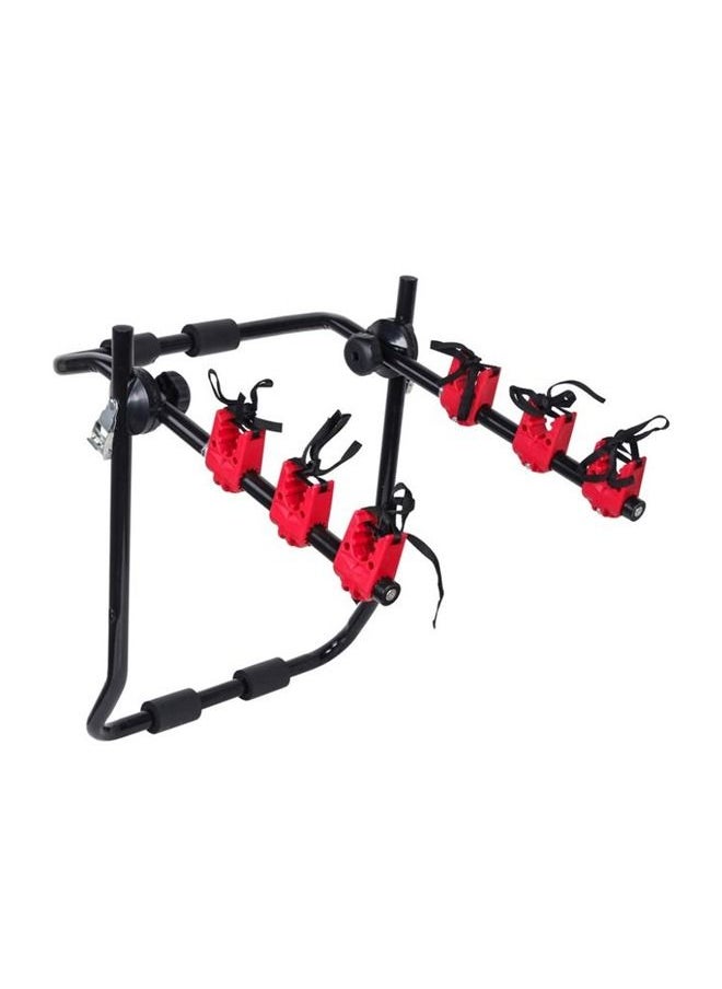 Generic - Universal Car Trunk Mounted Bicycle Rack - Holds 3 Bicycles, Adjustable, Secure, and Easy to Install Rear Carrier - Image 1