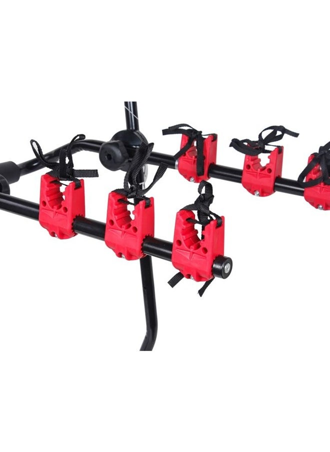 Generic - Universal Car Trunk Mounted Bicycle Rack - Holds 3 Bicycles, Adjustable, Secure, and Easy to Install Rear Carrier - Image 1
