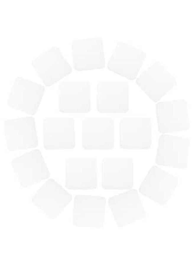 6x6 سم شريط لاصق مزدوج الجوانب قابل للإزالة 20 لوحة لاصق مقاوم للماء لا يترك بقايا - Image 1
