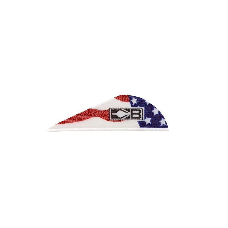 Bohning True Color Blazer® Vane, 2” Hunting, 3D, Vane, American Flag, 100pk - Image 3