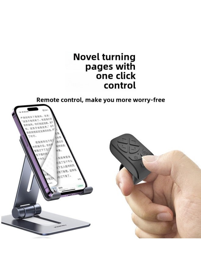 Ring Bluetooth Ring Remote Control Phablet Camera Control Self-timer Page Turning Smart Video Remote Control-Color:Ring Black (color Box + Manual + Data Cable)  - Image 4