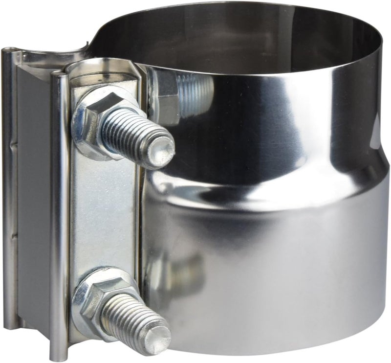 ROADFORMER 2.75 inch Exhaust Clamps Stainless Steel Muffler Band Clamp for 2.75" I.D. to 2.75" O.D. Turbo Downpipe Exhaust System Repair - 2 Pieces - Image 2