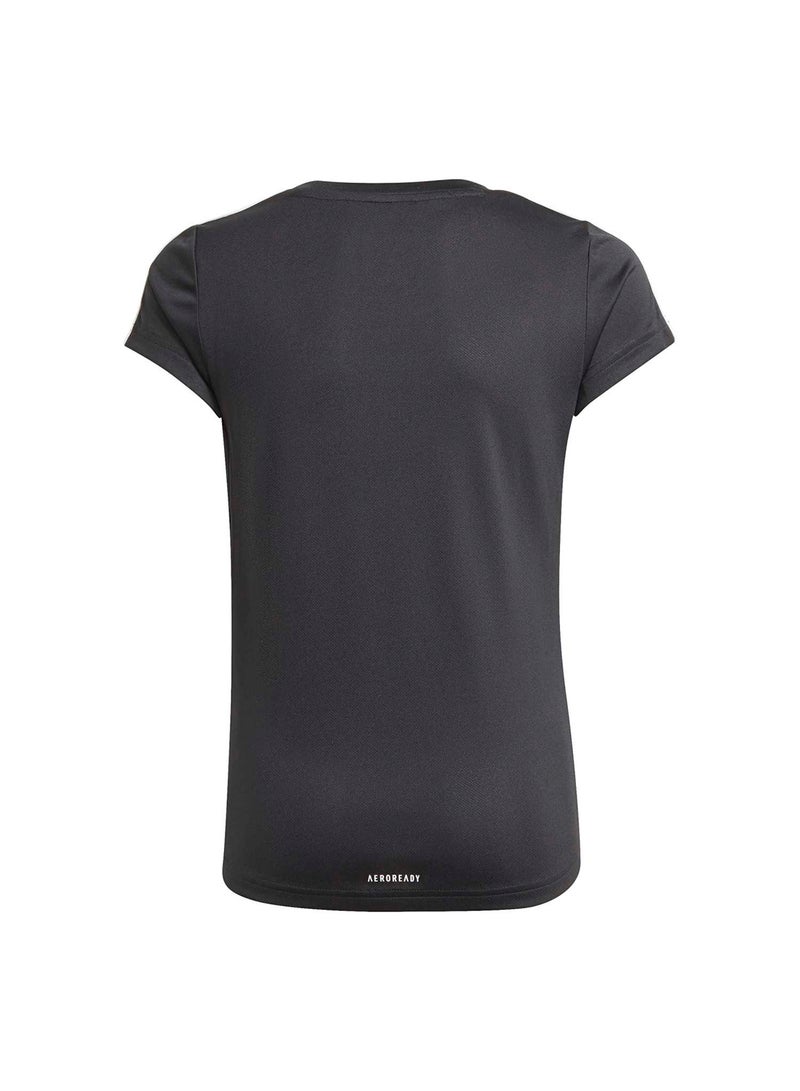 Adidas Girls Designed To Move 3-Stripes T-Shirt - Image 2
