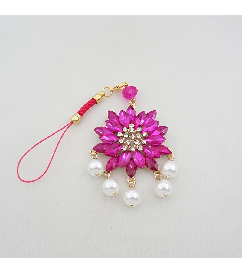 Green Elegant Rhinestone Car Hanging Ornament For Rearview Mirror Ornament Sparkling Exquisite Gift For Driving Enthusiasts Birthday Anniversary - Image 4