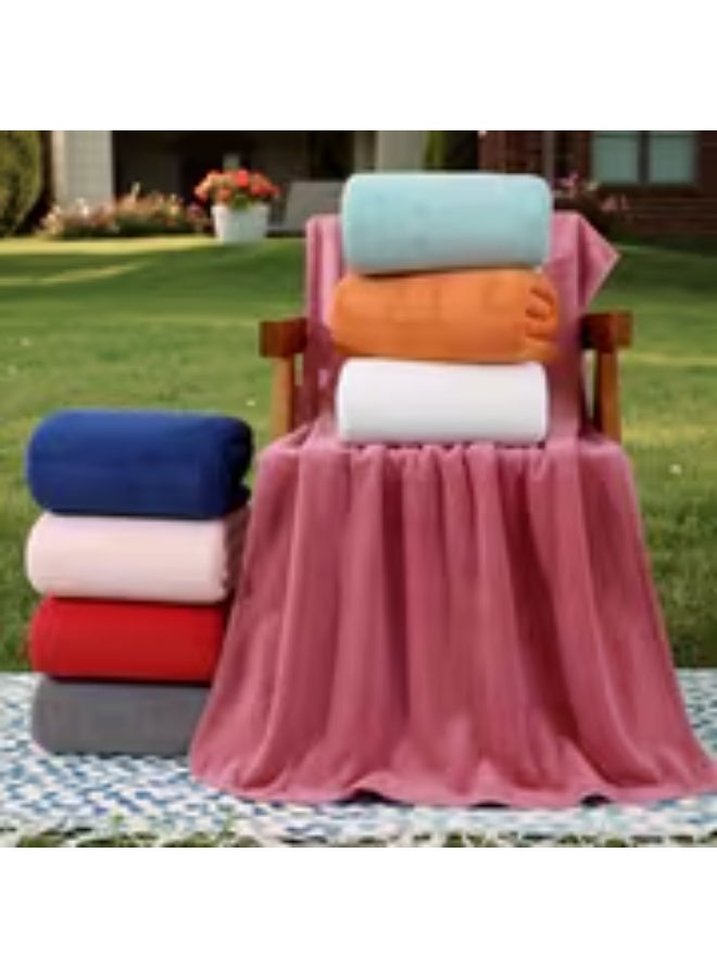 erorex 12pcs Ultra-Soft Coral Bath Towel Set, 4 Bath Towels 70x140cm, 4 Hand Towels 42x70cm, 4 Washcloths 35x35cm, Quick-Dry, Fast-Absorbing, Lightweight, Ideal for Home, Hotel, and Spa Use, Outdoor Fitness, Camping, Christmas Gift, Home Towel Set, Outdoor - Image 3