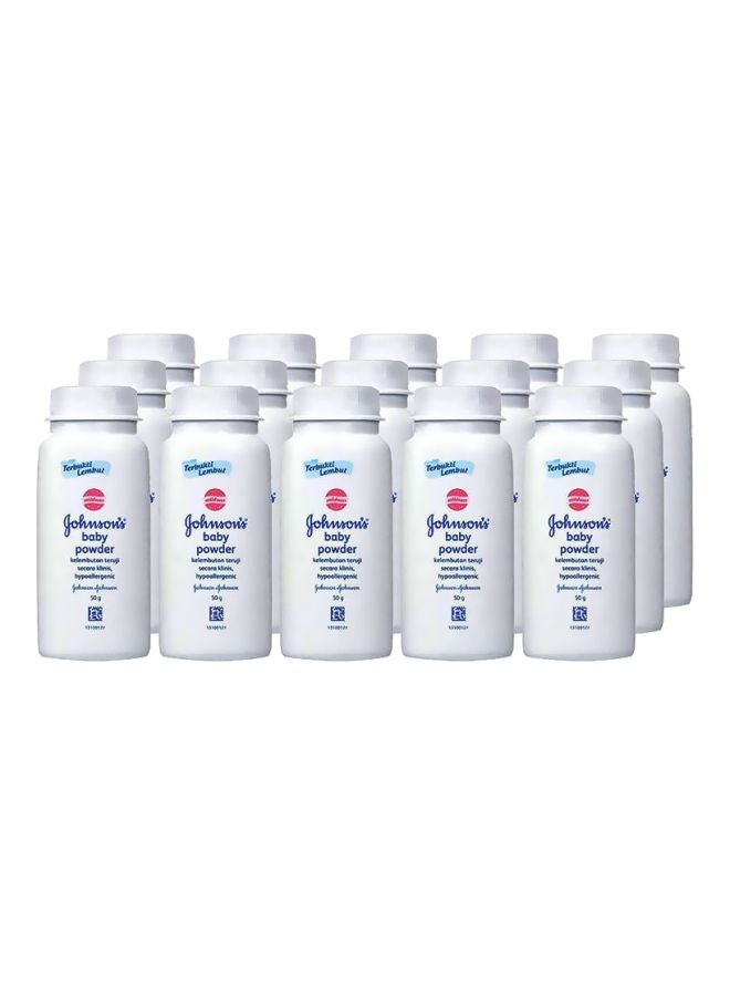 Johnson's 15-Piece Hypoallergenic Baby Powder Set, Clinically Proven Mild, Parabens, Sulphate And Dye Free - Image 1