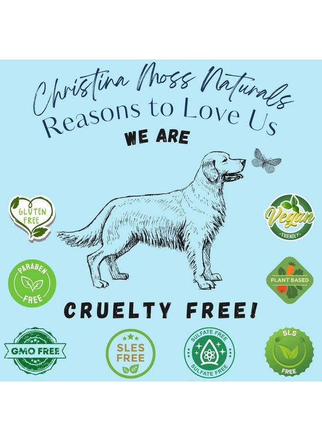 Christina Moss Naturals - جلسرين سائل نقي 100% جلسرين نباتي سائل جلسرين صالح للأكل للبشرة مصنوع من بذور الكتان العضوية جلسرين نباتي للبشرة والوجه واليدين والشعر والصابون وغسول الجسم والشامبو 4 أونصة - Image 1