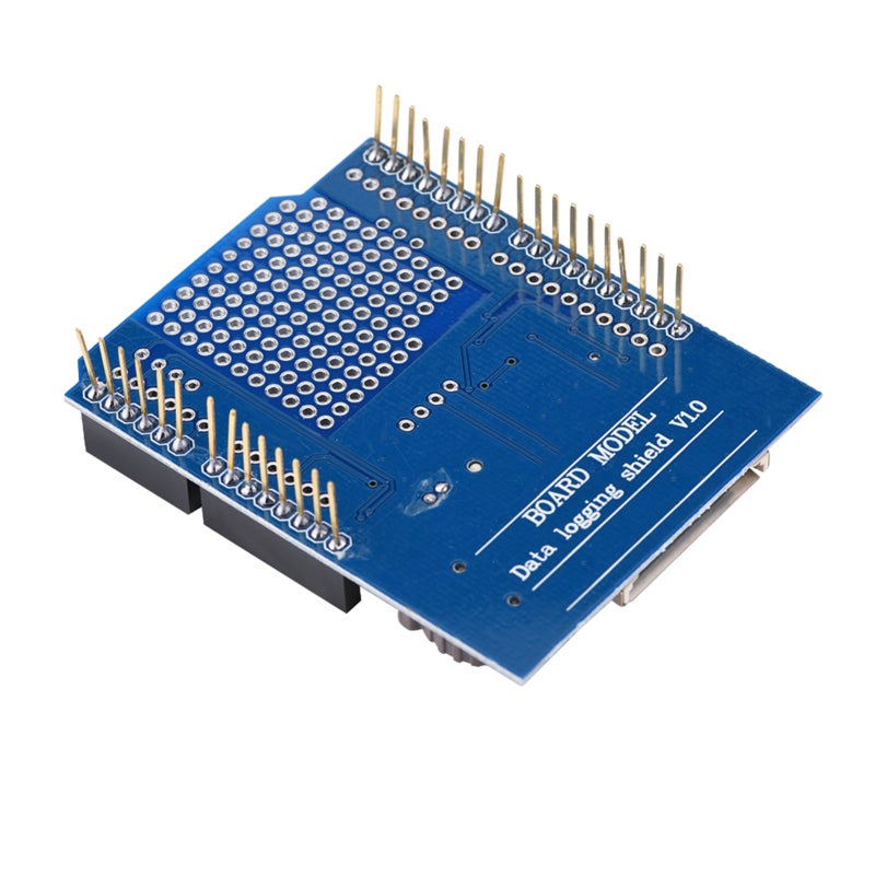 Data Logging Shield: 3.3V Level Shifter, FAT16/FAT32 Memory Card Interface - Battery-Backed RTC, Reliable 3.3V Regulator Data Logger for Prototyping & Data Acquisition - Image 3