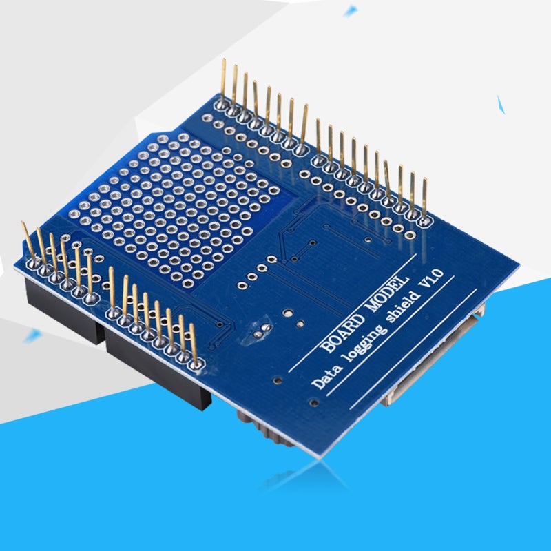 Data Logging Shield: 3.3V Level Shifter, FAT16/FAT32 Memory Card Interface - Battery-Backed RTC, Reliable 3.3V Regulator Data Logger for Prototyping & Data Acquisition - Image 5