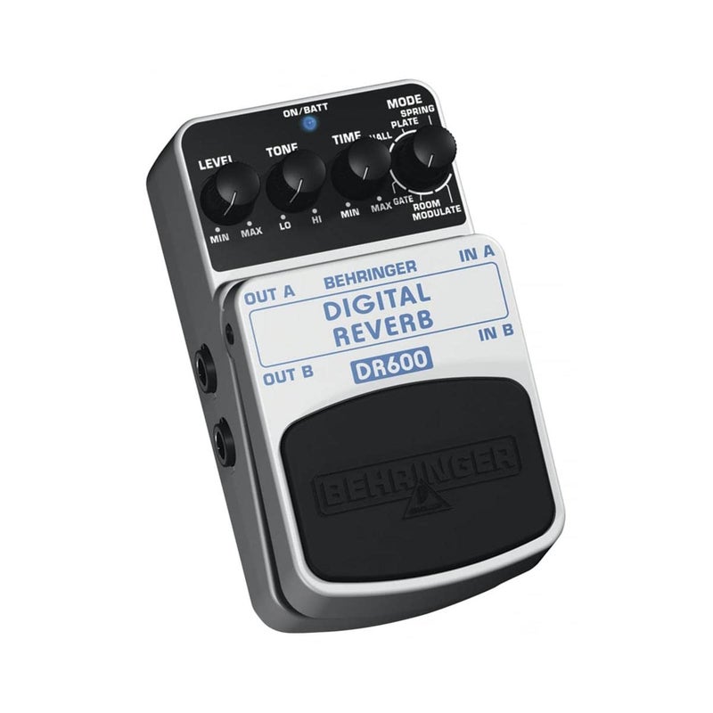 Behringer DR600 DIGITAL REVERB Digital Stereo Reverb Effects Pedal - Image 1