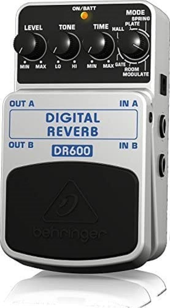 Behringer DR600 DIGITAL REVERB Digital Stereo Reverb Effects Pedal - Image 4