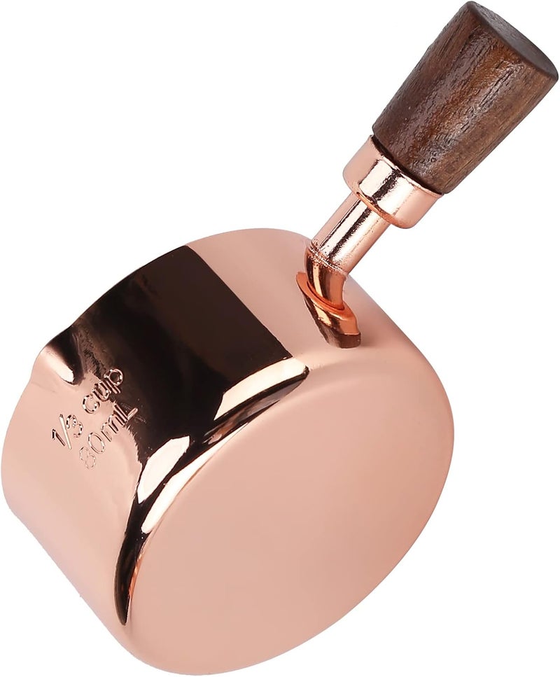 Spec upgraded improved quality Rose Gold Stainless Steel Sauce Pan Wooden Handle for Cooking Kitchen Ware (1/3cup) Multiple design variants Global upgraded practical design Multi-use upgraded craftsmanship Intra-city fast distribution Natural material Dense area priority deliver Dust proof Fade proof Cost saving design picks Flexible trendy construction Scratch resistant Upgraded general grade quality Suburban residential ship Multiple options Moisture wear upgraded quality Integrated warehouse solution Practical build Main road full logistics cover All space matching look Flexible usage build Long lasting universal build Multi item matching Wide range usage design Quick available purchase options - Image 3