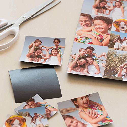 True-Ally A4 Inkjet Printable Magnetic Sticker Photo Kit Includes 2 Magnetic Sheets + 10 Vinyl Glossy Inkjet Printable Sheets for DIY Customized Fridge Magnetic Photo Sticker Making - Image 4