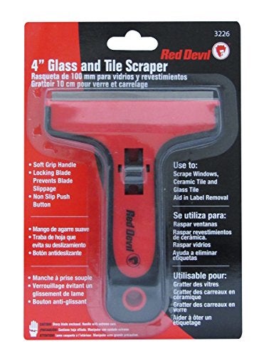 Red Devil 3226 Premium 4 inch Glass & Tile Scraper - Image 1
