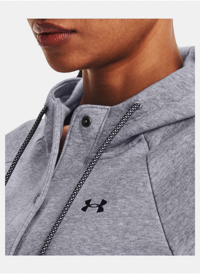 UNDER ARMOUR Rival Fleece Mesh Hoodie  - Image 4