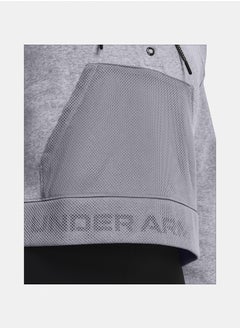 UNDER ARMOUR Rival Fleece Mesh Hoodie  - Image 5